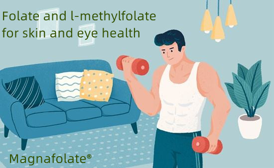 Folate at l-methylfolate para sa kalusugan ng balat at mata