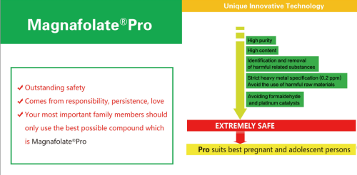 Magnafolate Pro Calcium L-5-methyltetrahydrofolate