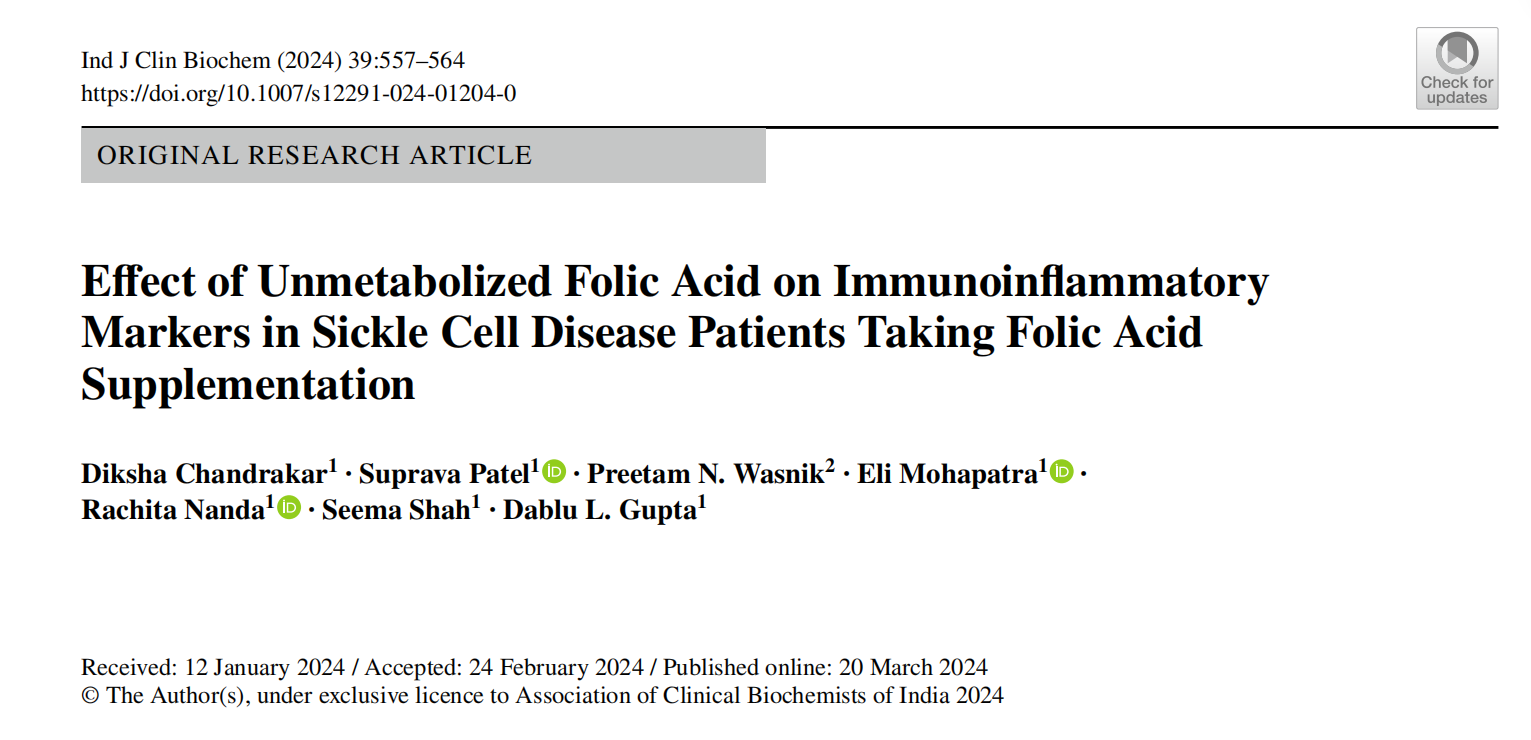 Bakit Nananatiling Mataas ang Mga Inflammation Marker Kapag Maganda ang Antas ng Folate? Ang Isyu ay Maaaring Hindi Na-metabolize Folic acid